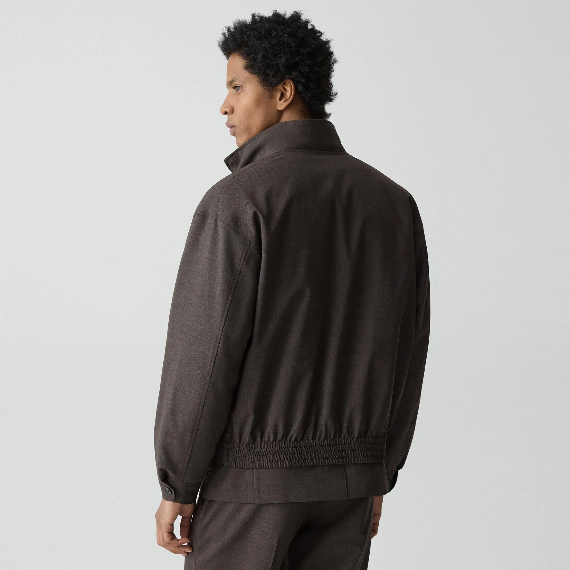 Reversible Jacket in Motion Wool