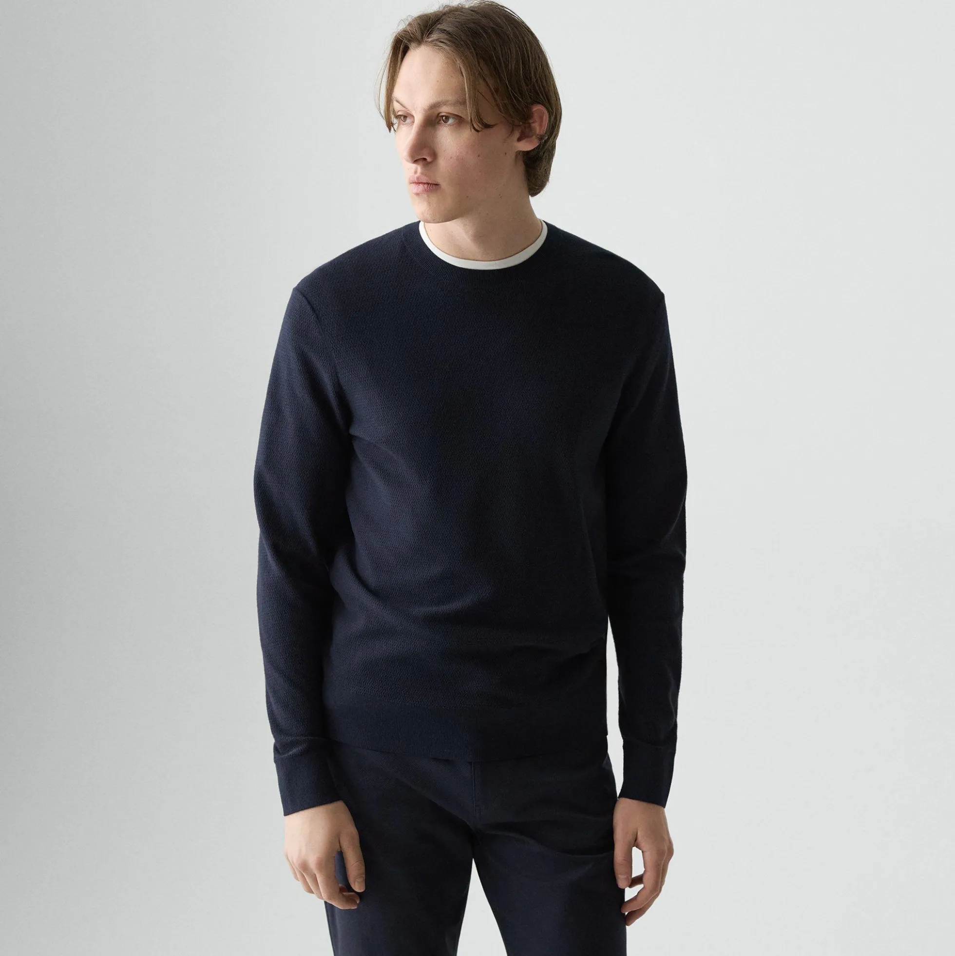 Riland Crewneck Sweater in Light Bilen