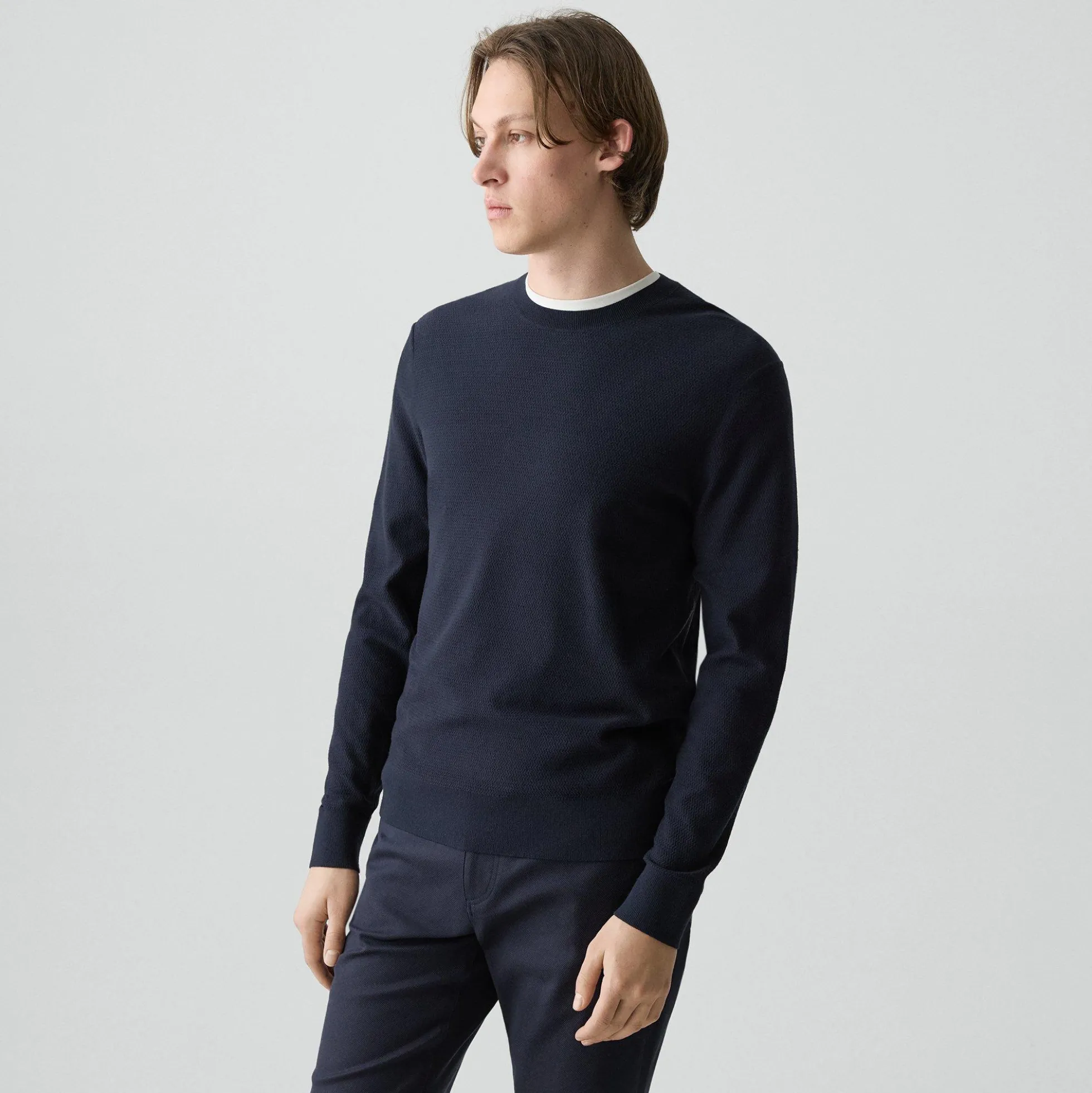 Riland Crewneck Sweater in Light Bilen