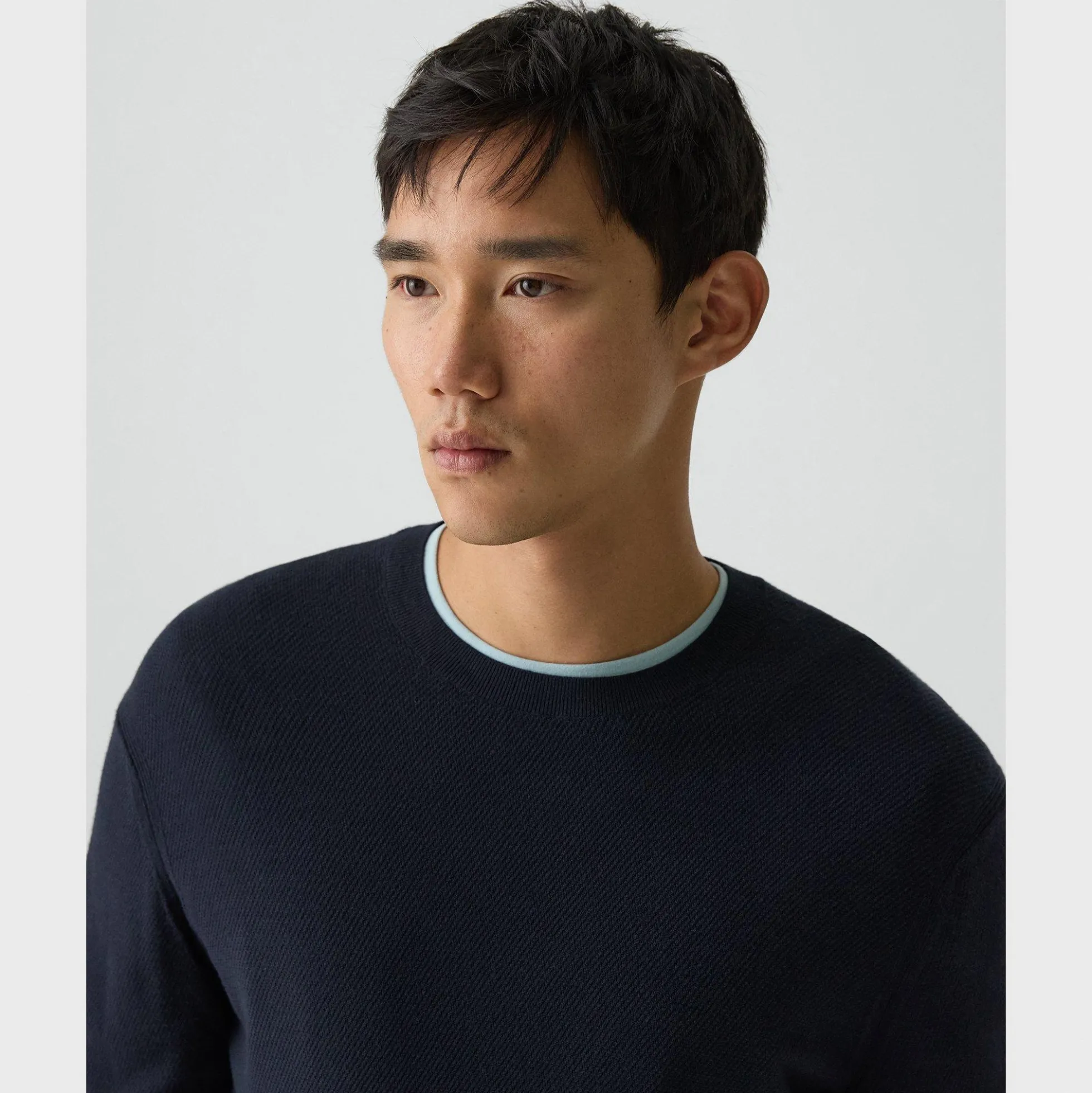 Riland Crewneck Sweater in Light Bilen