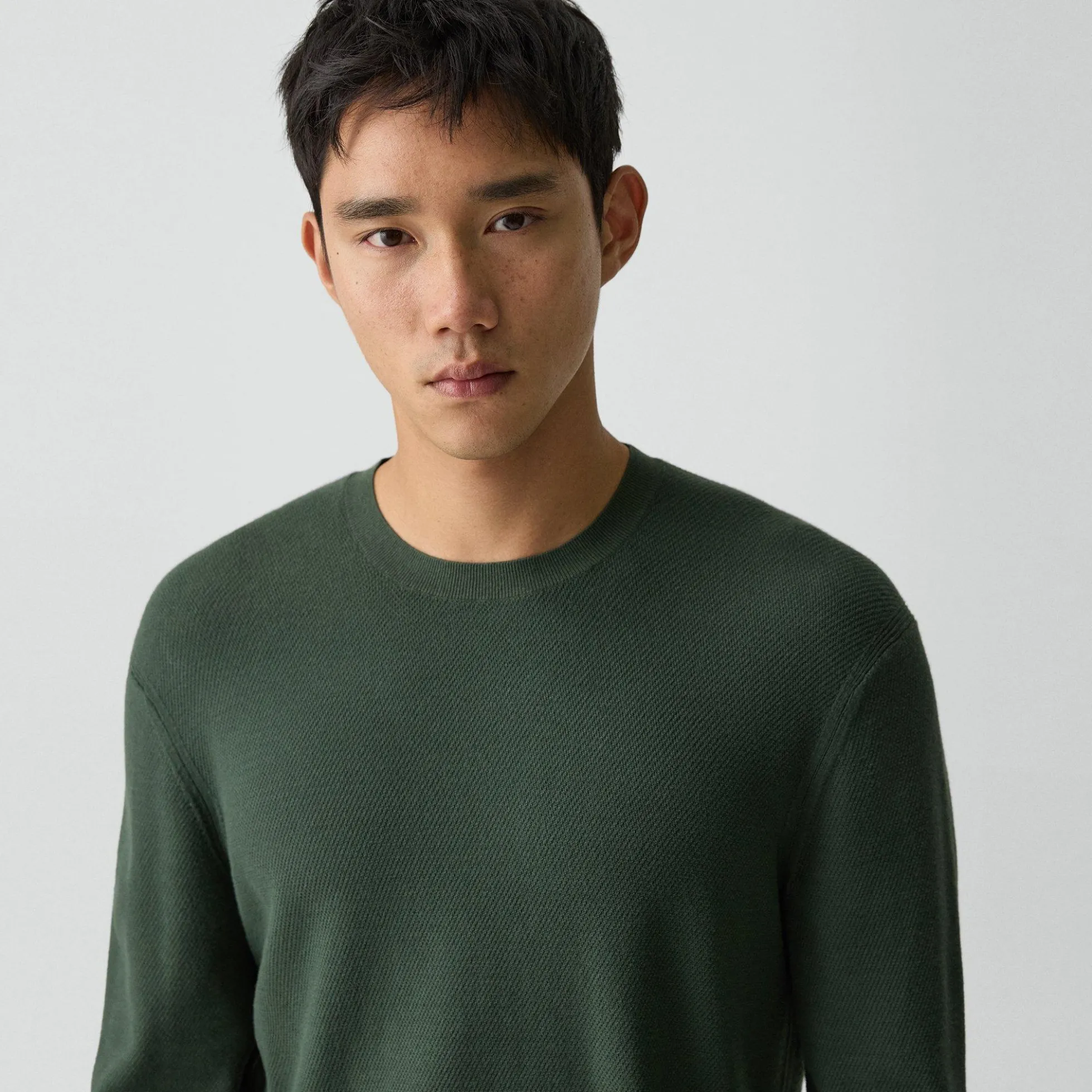Riland Crewneck Sweater in Light Bilen