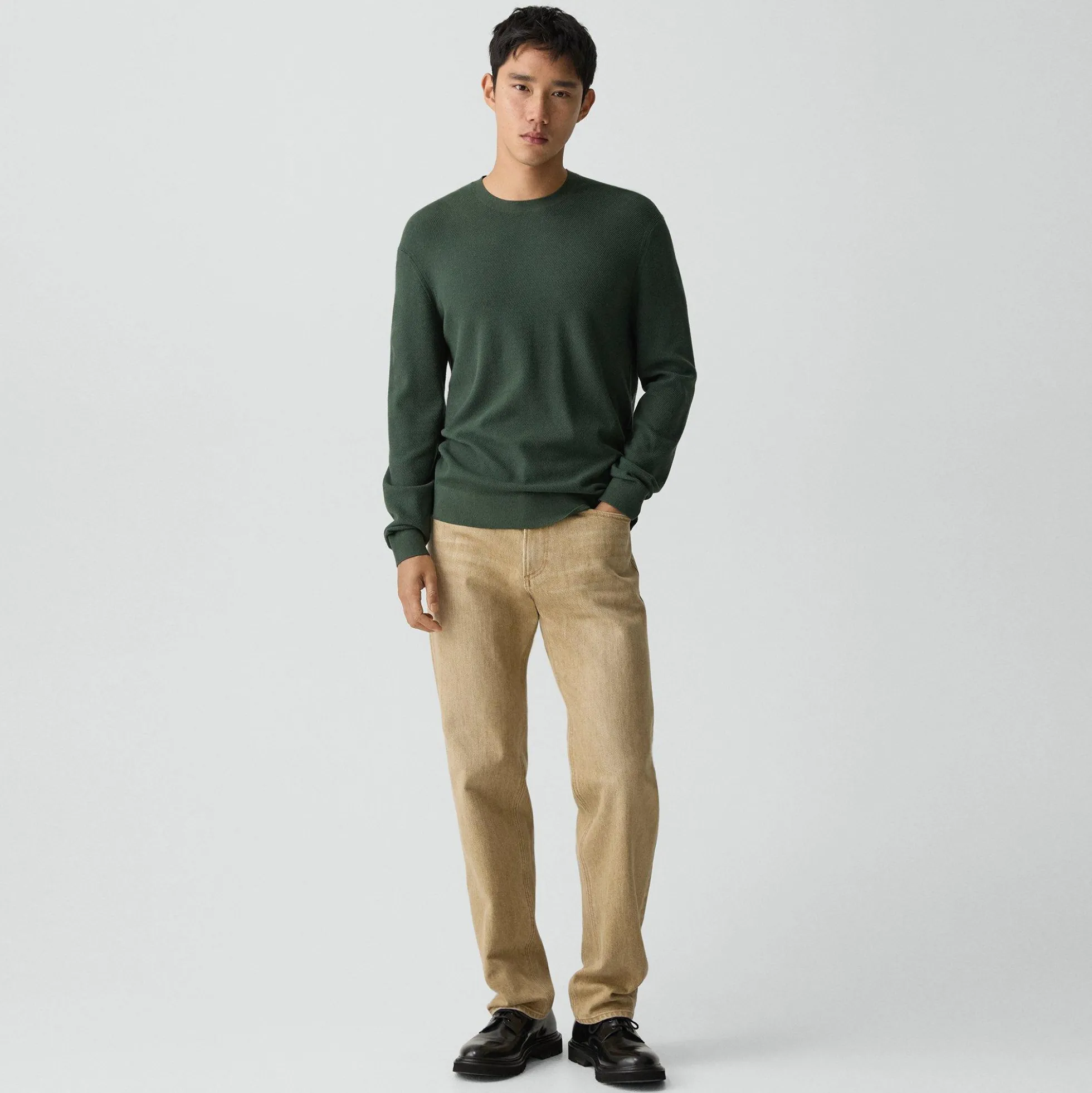 Riland Crewneck Sweater in Light Bilen