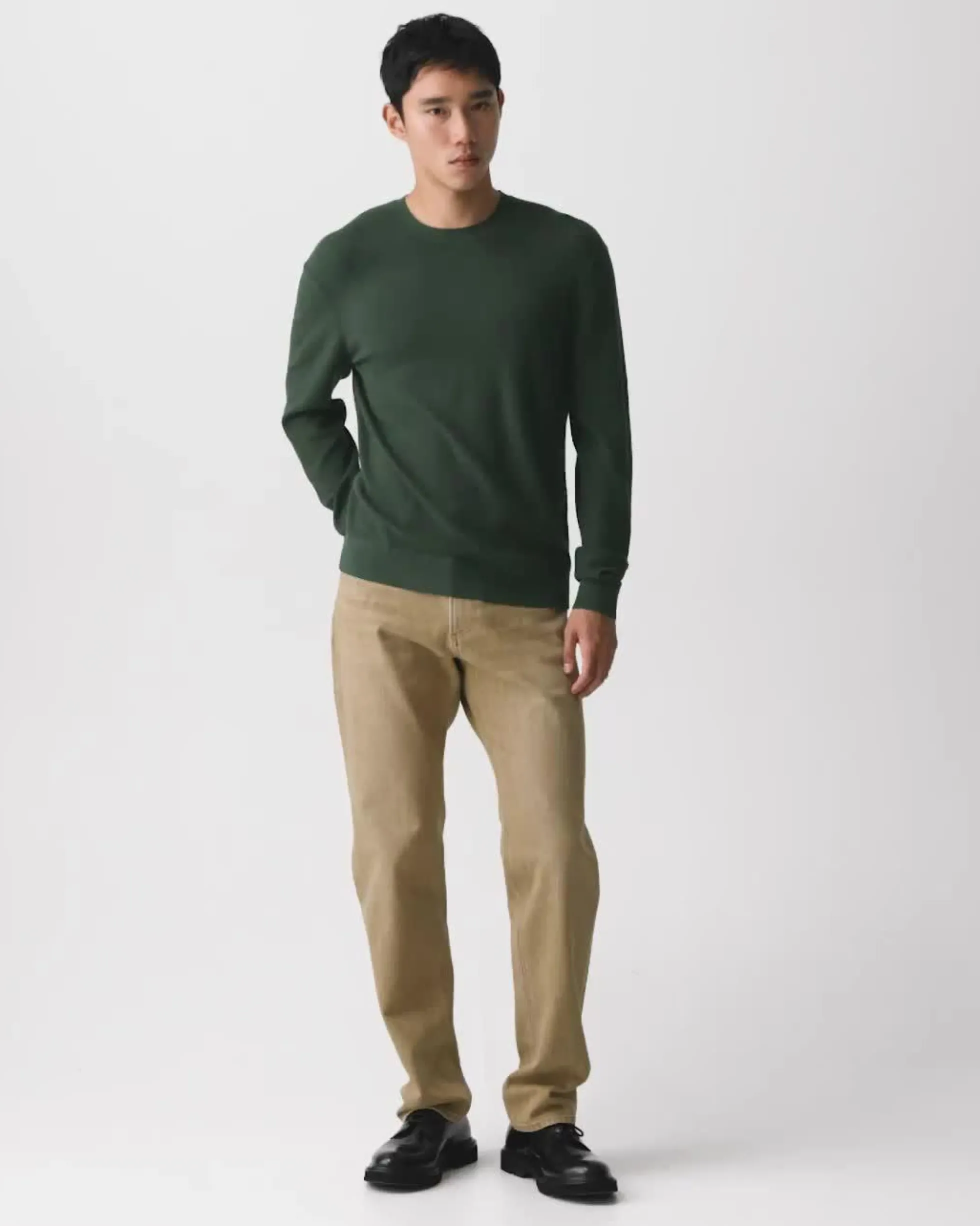Riland Crewneck Sweater in Light Bilen