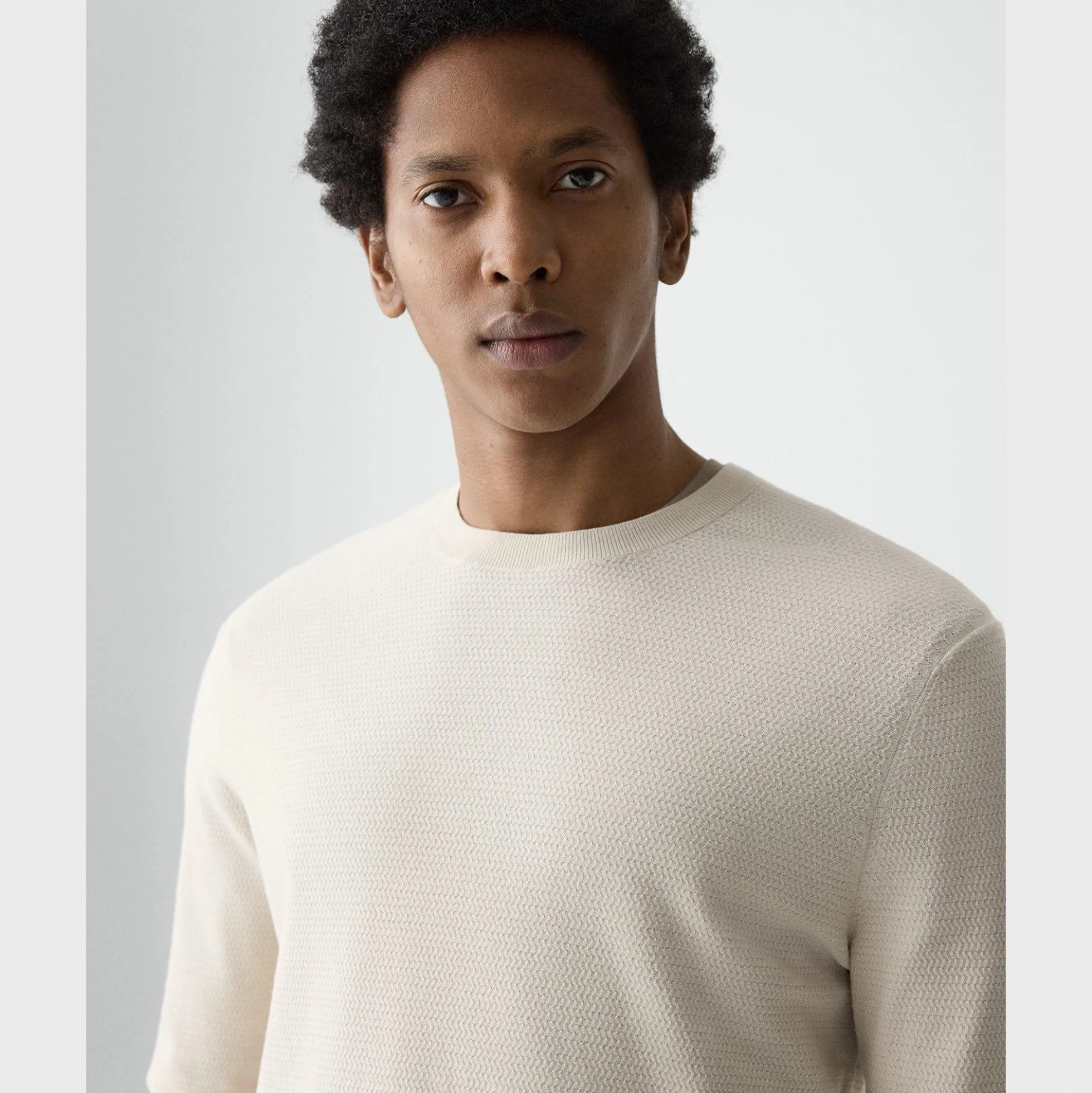 Riland Crewneck Sweater in Light Bilen