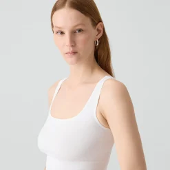 Scoop Neck Tank Top in Stretch Nylon