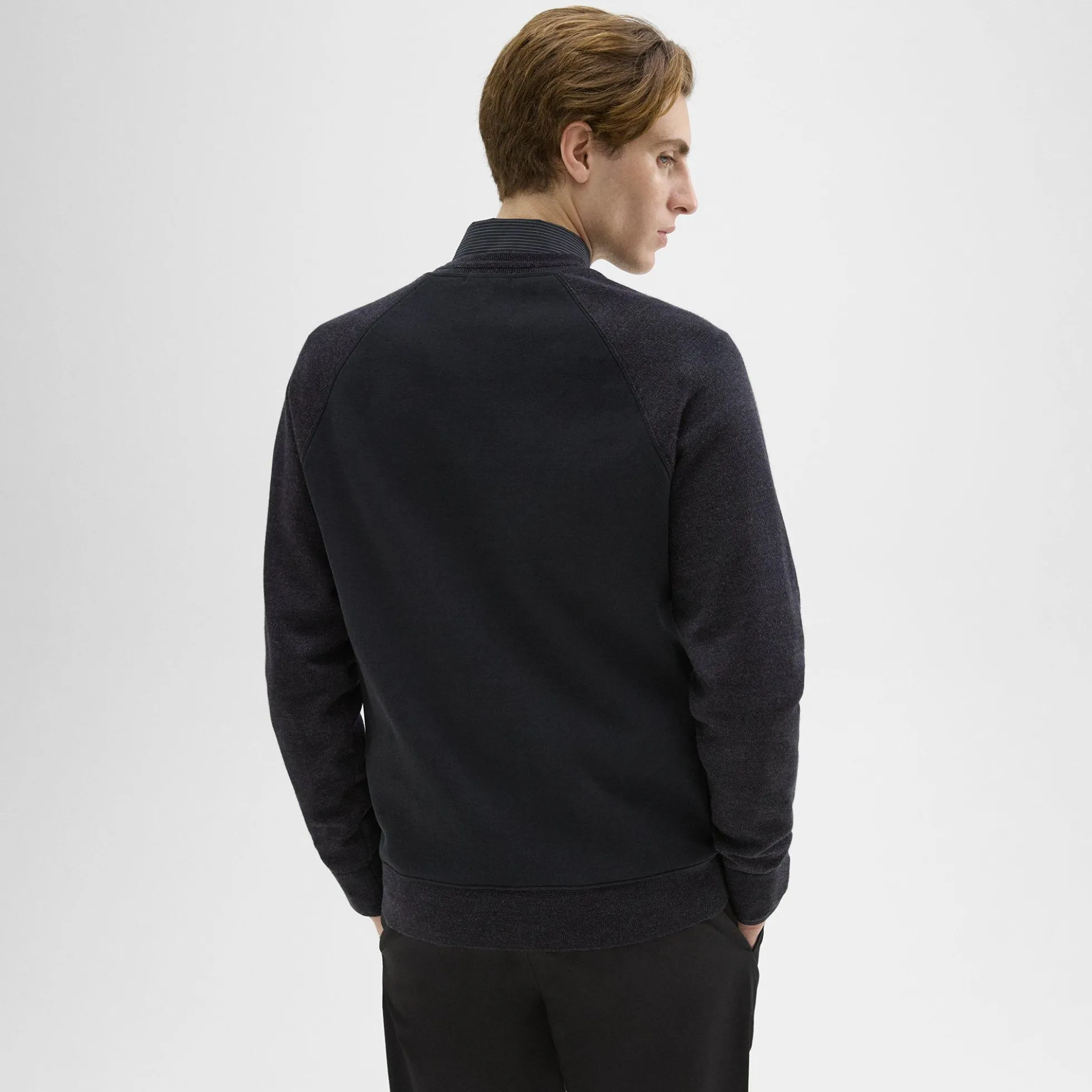 Scuba-Wool Combo Sweatshirt