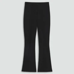 Seamed Kick Pant in Stretch Cotton-Blend