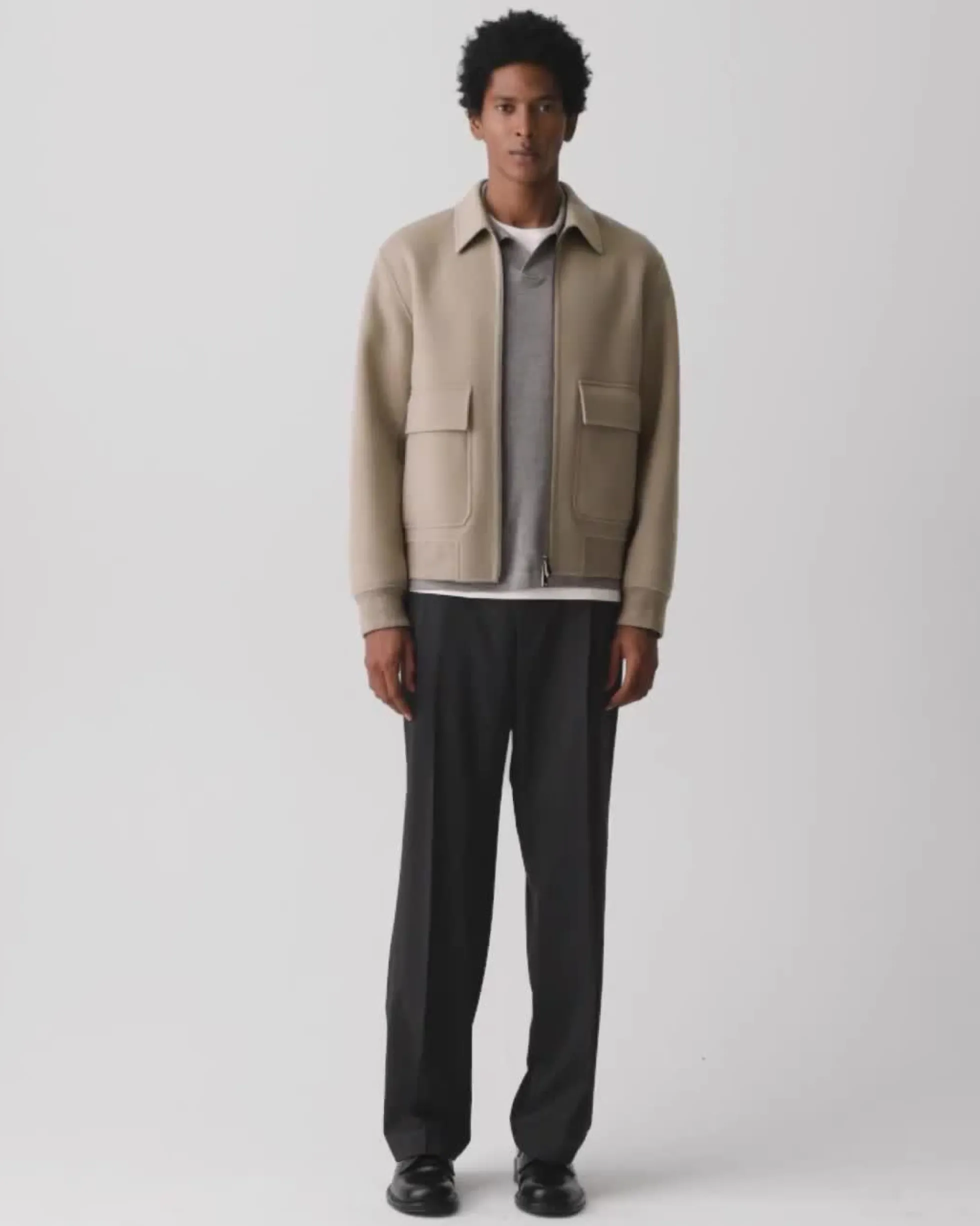 Sean Jacket in Double-Face Wool-Cashmere