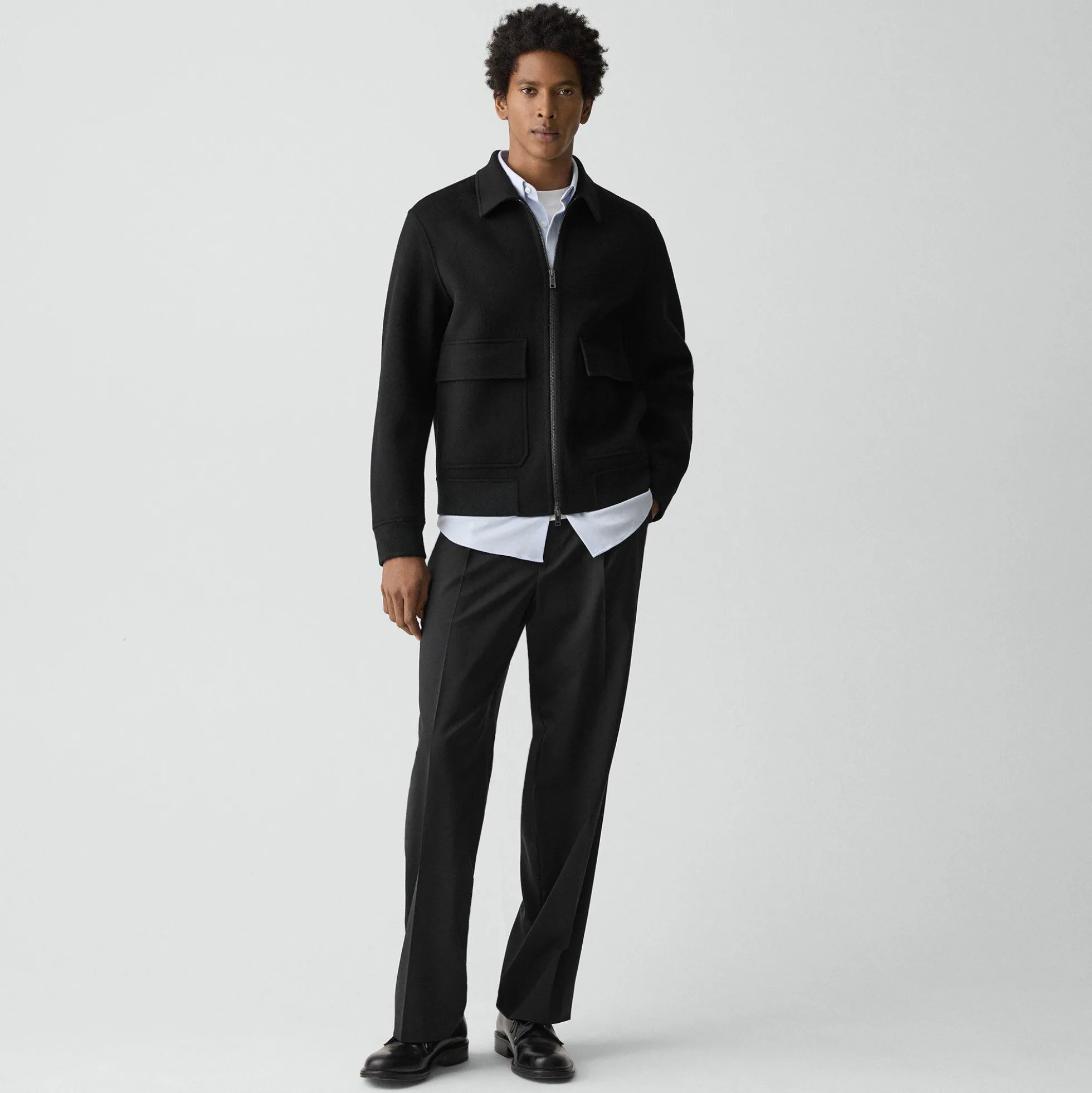 Sean Jacket in Double-Face Wool-Cashmere