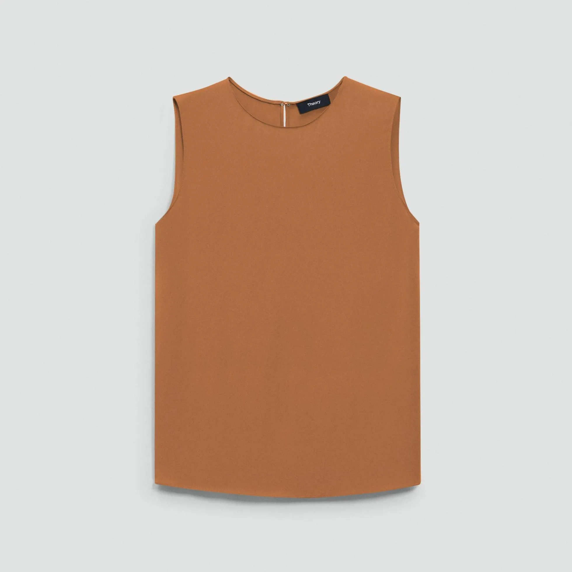 Shell Top in Silk Georgette