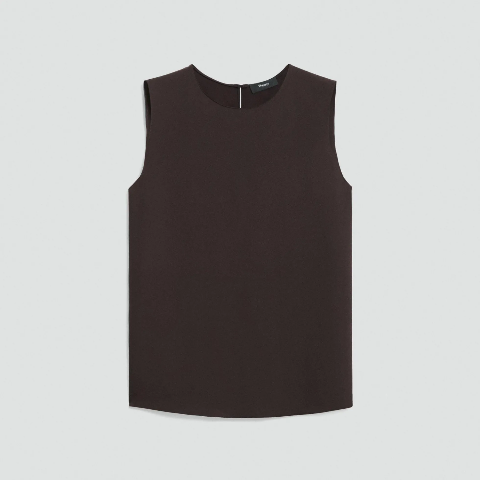 Shell Top in Silk Georgette