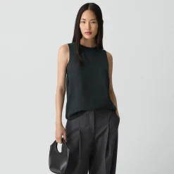 Shell Top in Silk Georgette