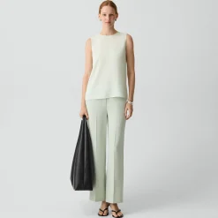 Shell Top in Silk Georgette