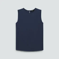Shell Top in Silk Georgette