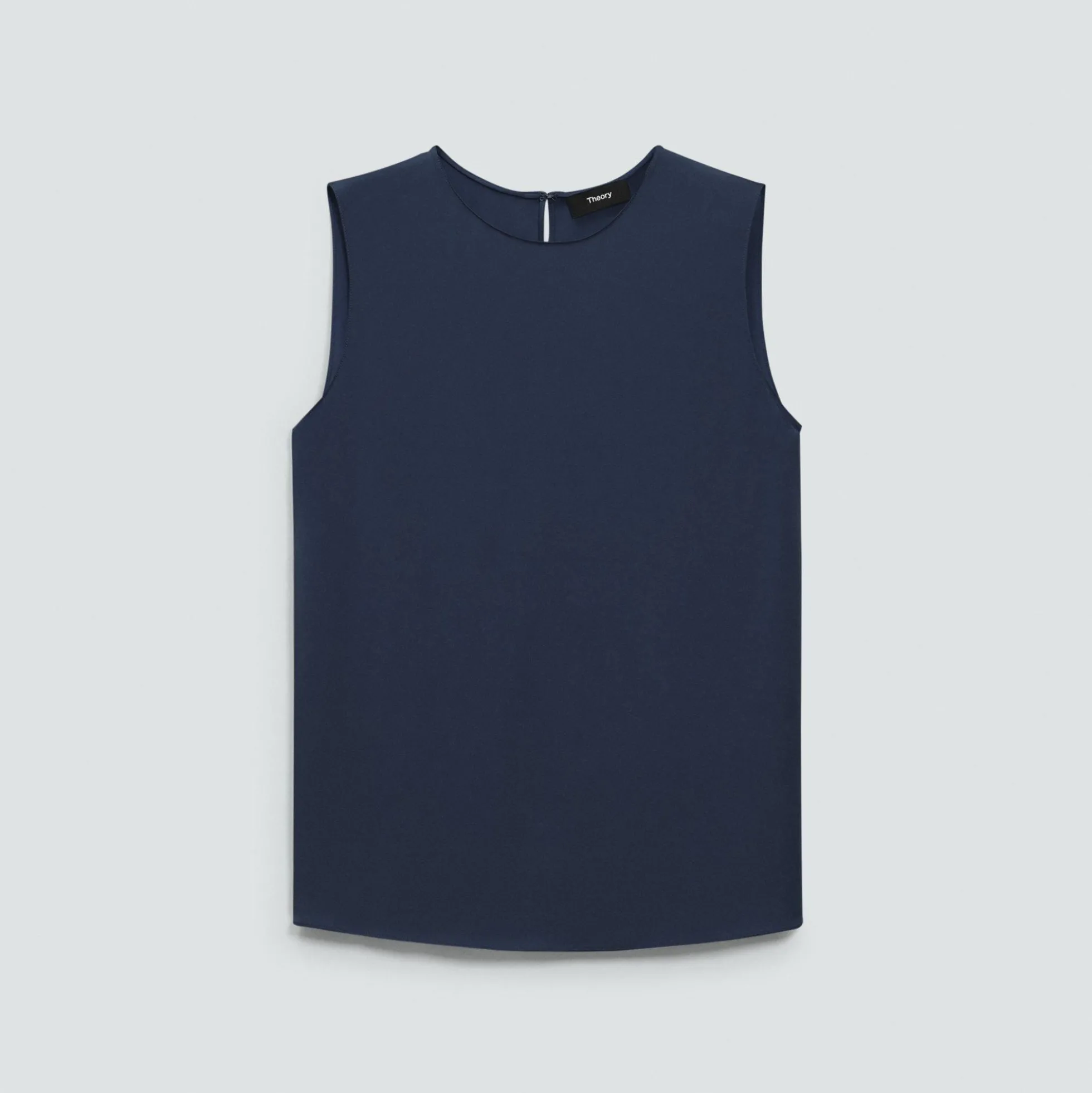 Shell Top in Silk Georgette