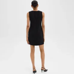 Shift Dress in Admiral Crepe