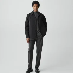 Shirt Collar Jacket in Foundation Twill