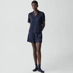 Short Pajama Set in Lounge Silk