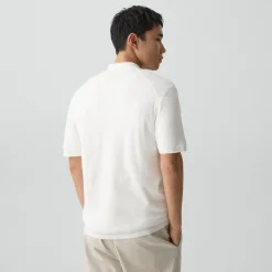 Short-Sleeve Button-Up Shirt in Light Bilen