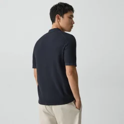 Short-Sleeve Button-Up Shirt in Light Bilen