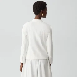 Shrunken Three-Button Blazer in Good Linen