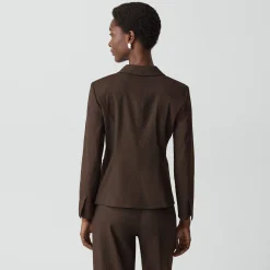 Shrunken Three-Button Blazer in Good Linen