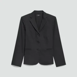 Shrunken Three-Button Blazer in Good Linen