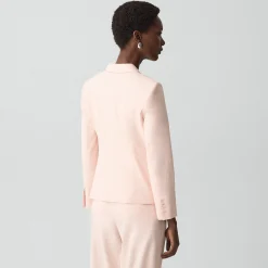 Shrunken Three-Button Blazer in Good Linen