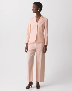 Shrunken Three-Button Blazer in Good Linen