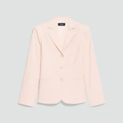 Shrunken Three-Button Blazer in Good Linen