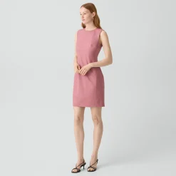 Sleeveless Fitted Dress in Good Wool