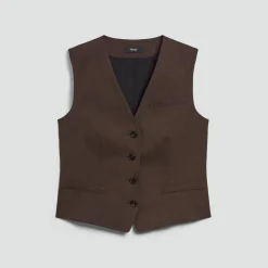 Slim Vest in Good Linen