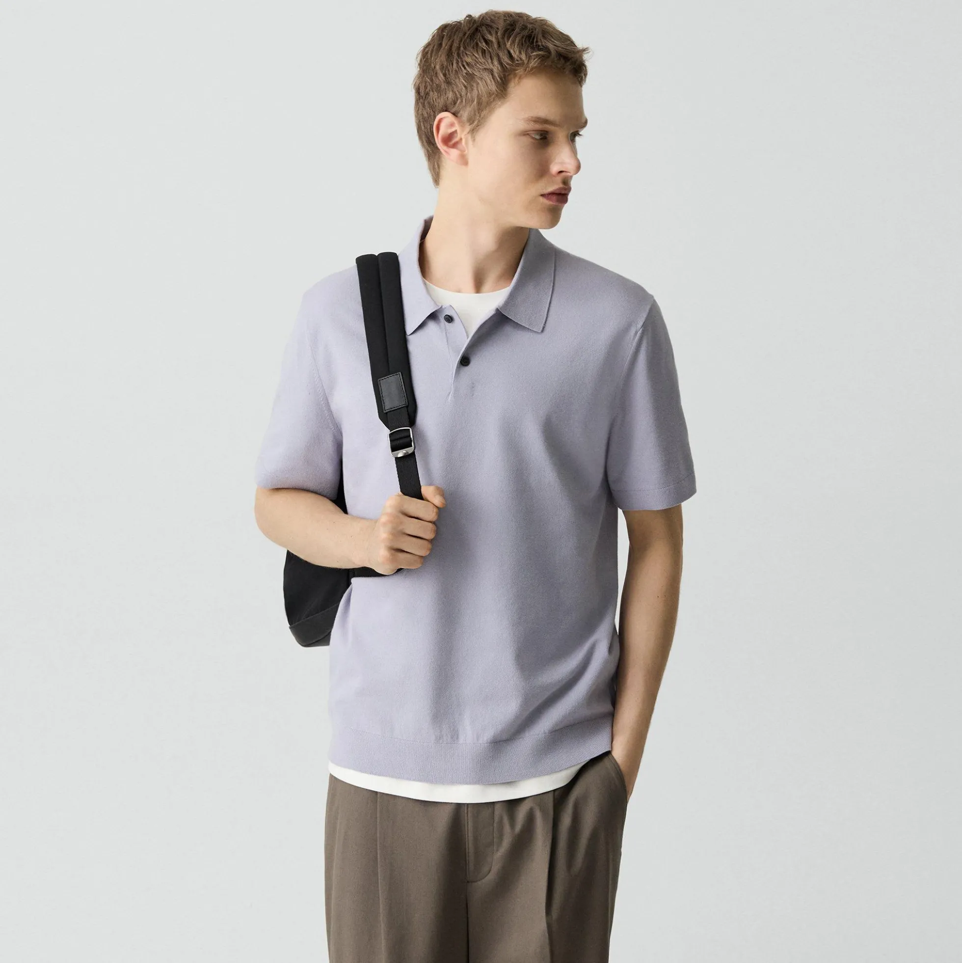 Soris Polo Shirt in Light Bilen