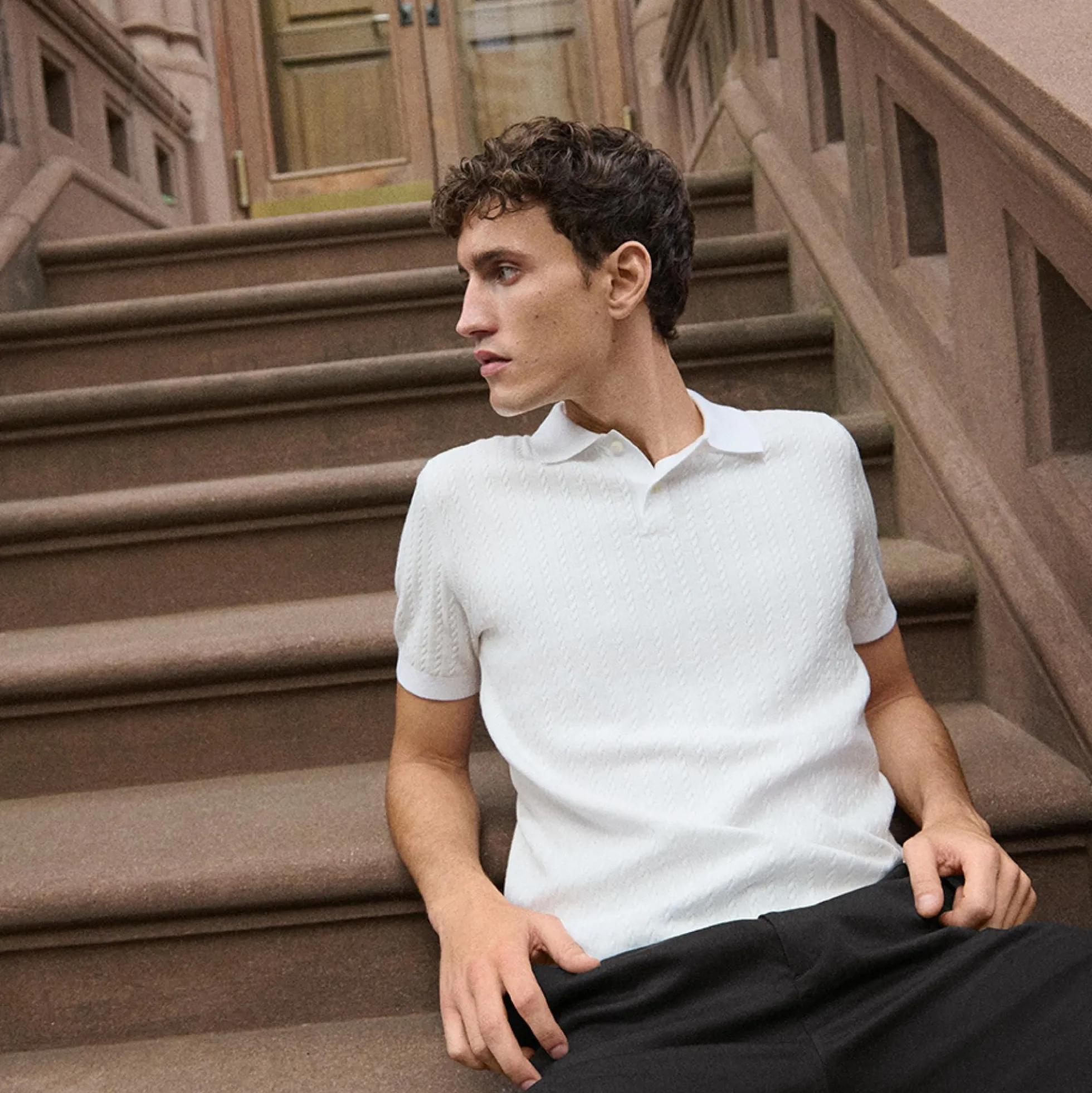 Soris Polo Shirt in Light Bilen