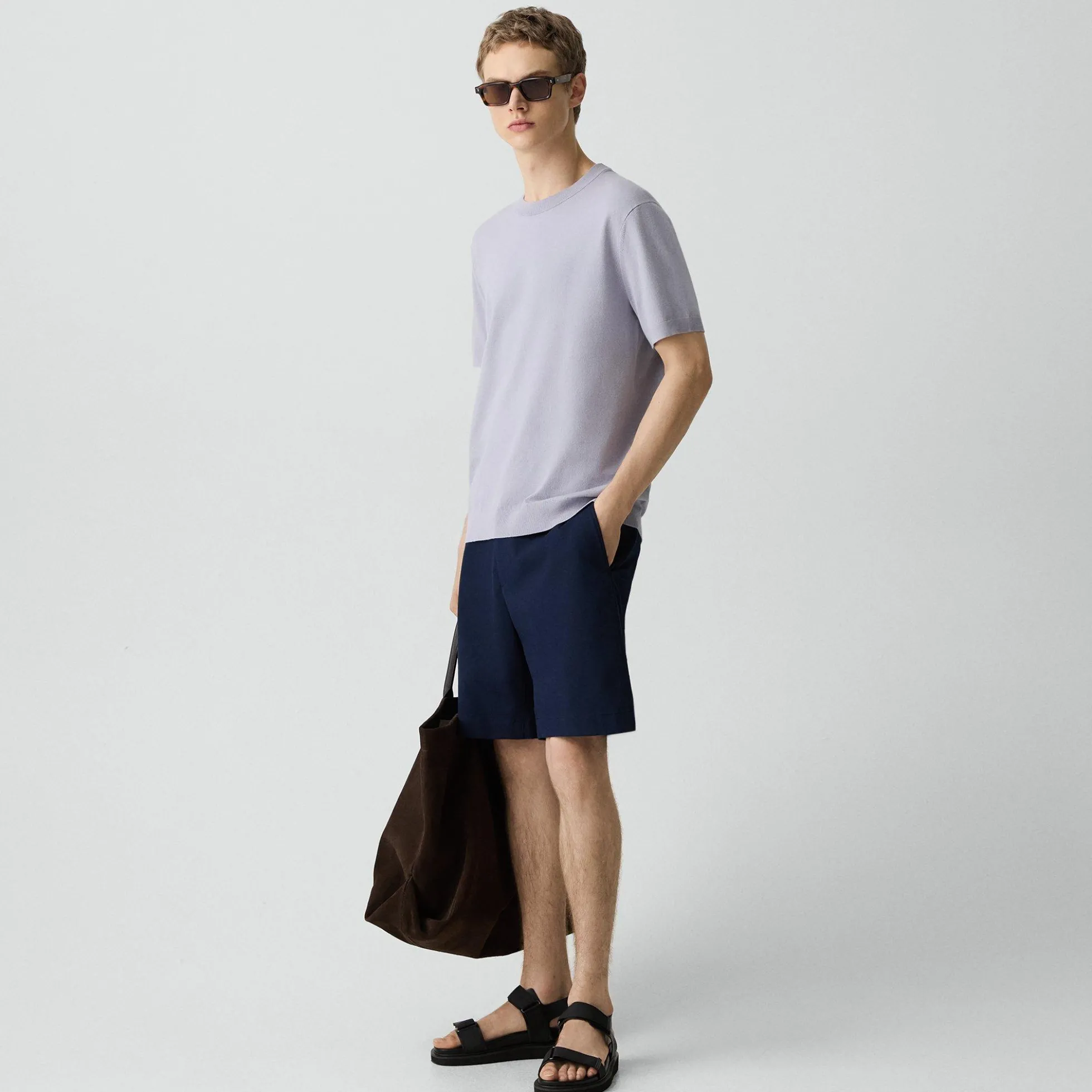 Soris Tee in Light Bilen