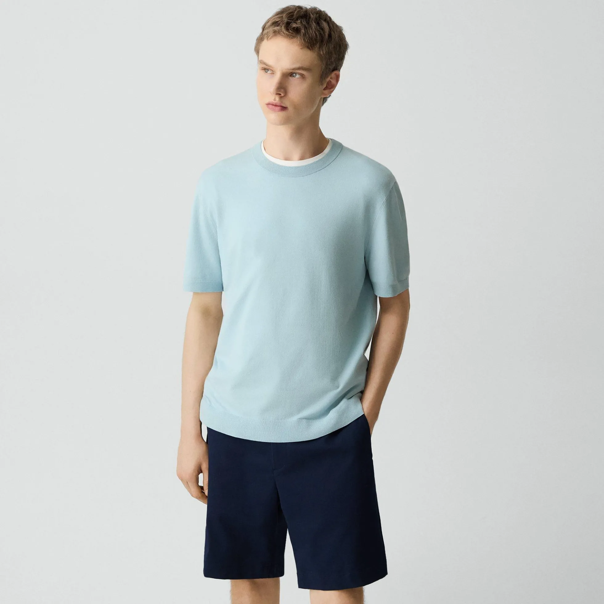 Soris Tee in Light Bilen