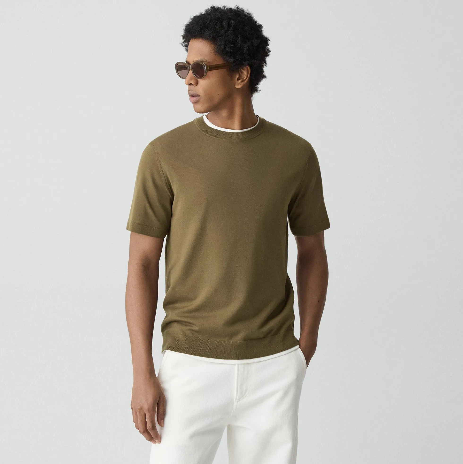 Soris Tee in Regal Wool