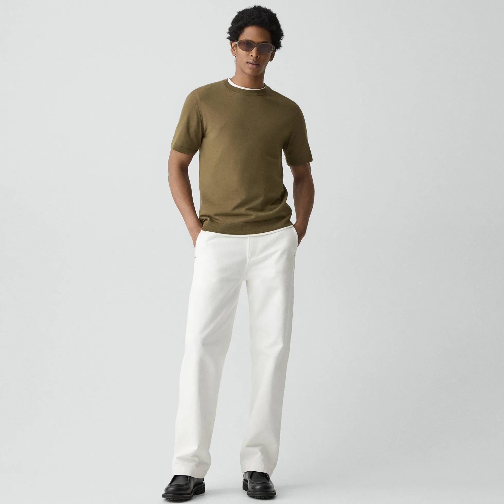 Soris Tee in Regal Wool