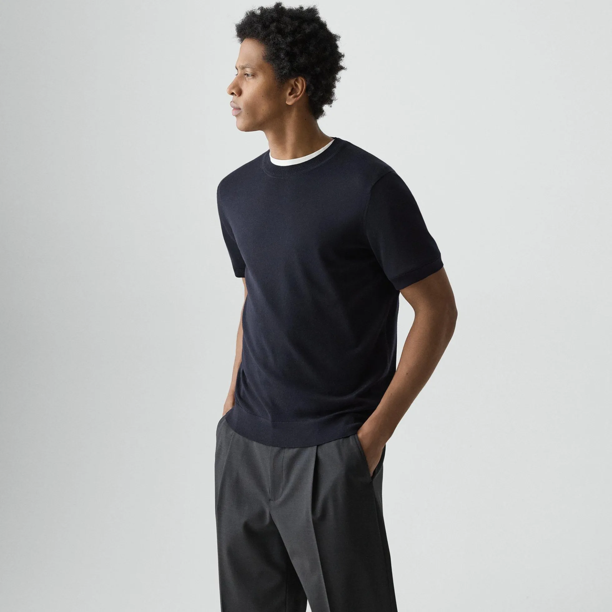 Soris Tee in Regal Wool