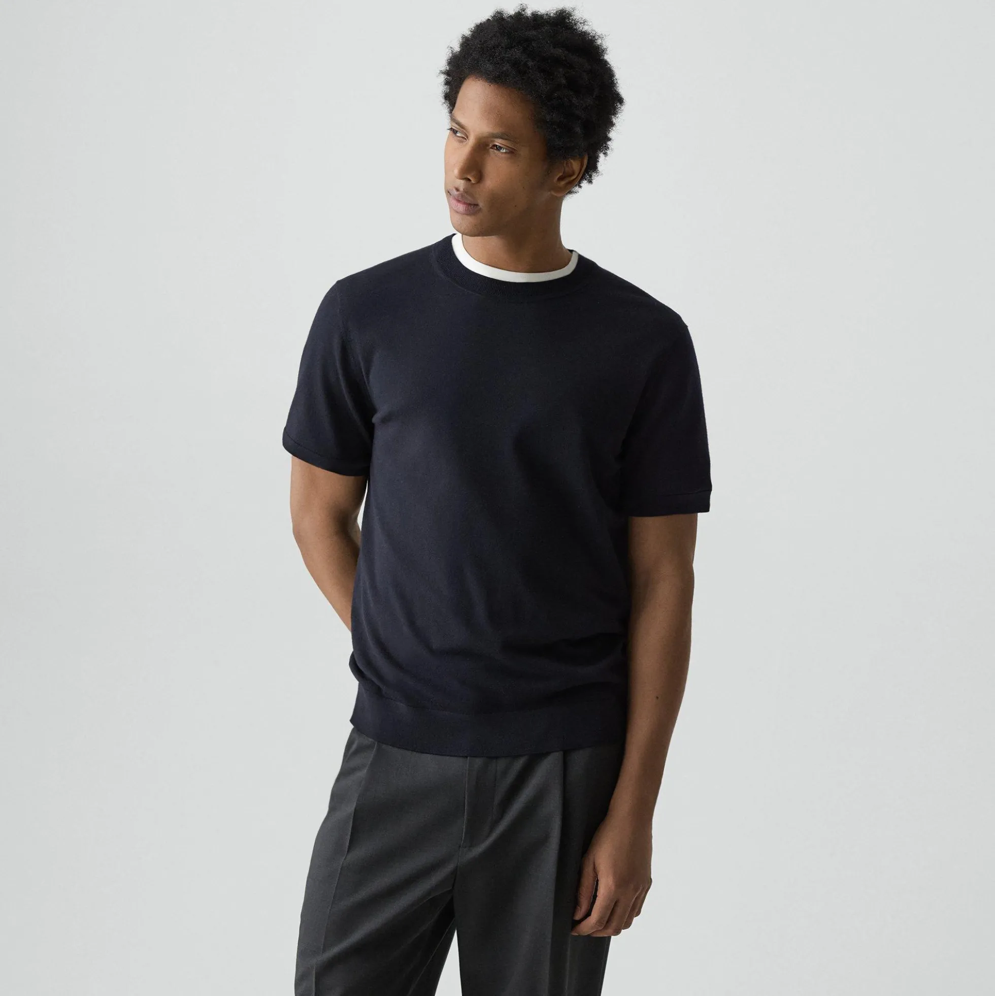 Soris Tee in Regal Wool