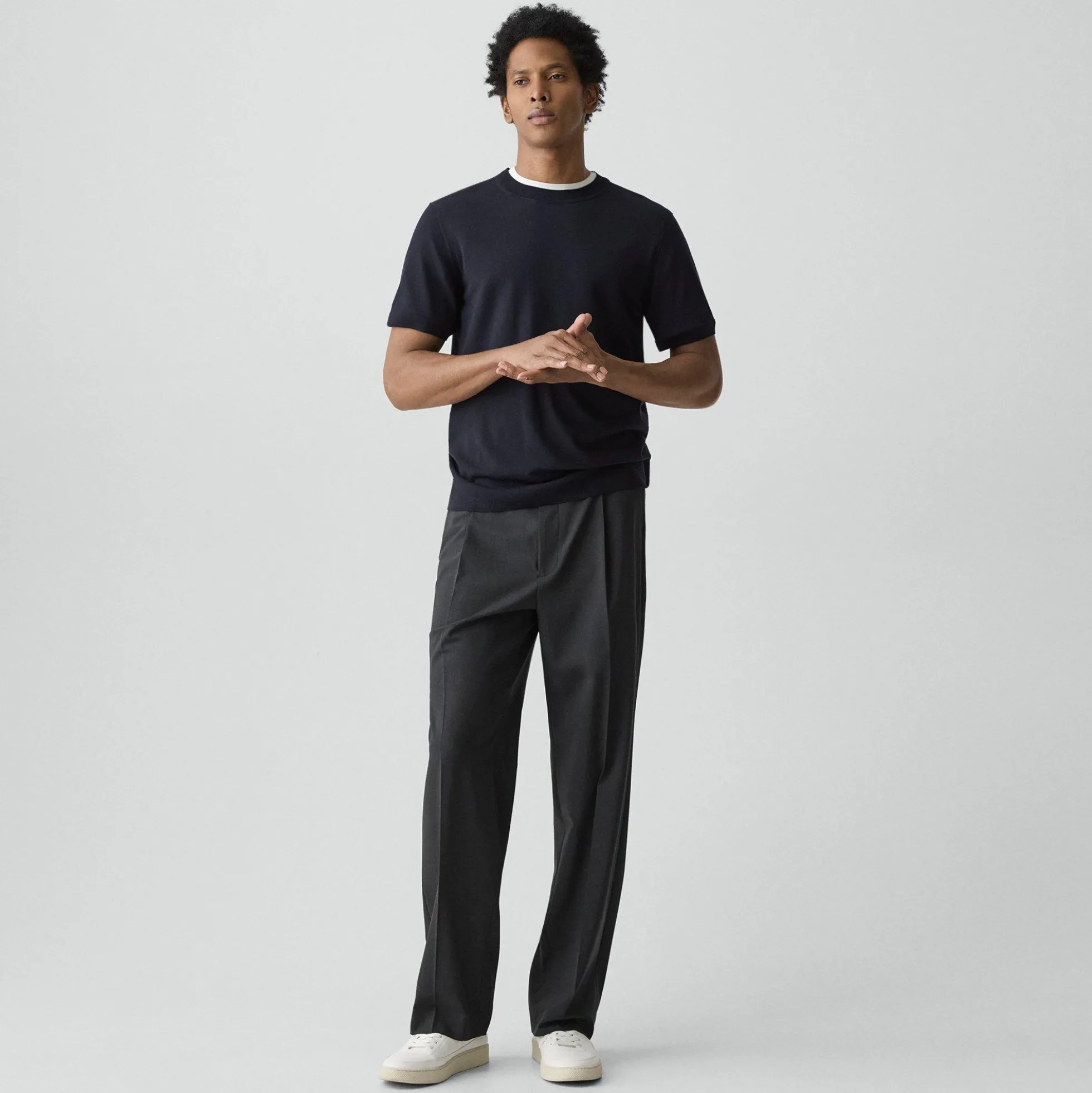 Soris Tee in Regal Wool
