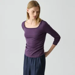 Square Neck Tee in Certified Organic Cotton