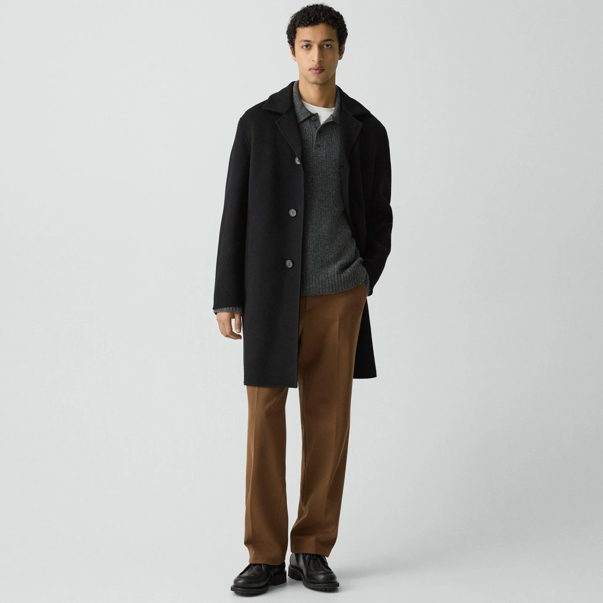 Standard Coat in Double-Face Wool-Cashmere