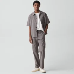 Standard Drawstring Pant in Textured Nylon