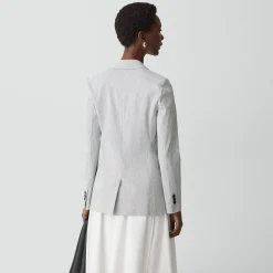 Staple Blazer in Textured Linen