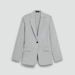 Staple Blazer in Textured Linen