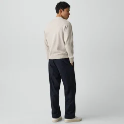 Straight Drawstring Pant in Motion Wool