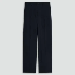 Straight Drawstring Pant in Motion Wool