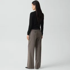 Straight Pant, 32'' in Admiral Crepe