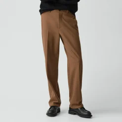 Straight Pant in Knit Twill